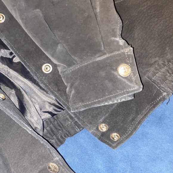 Vintage Jacket Size S Black Fringe by Beyond Leather - Picture 5 of 10